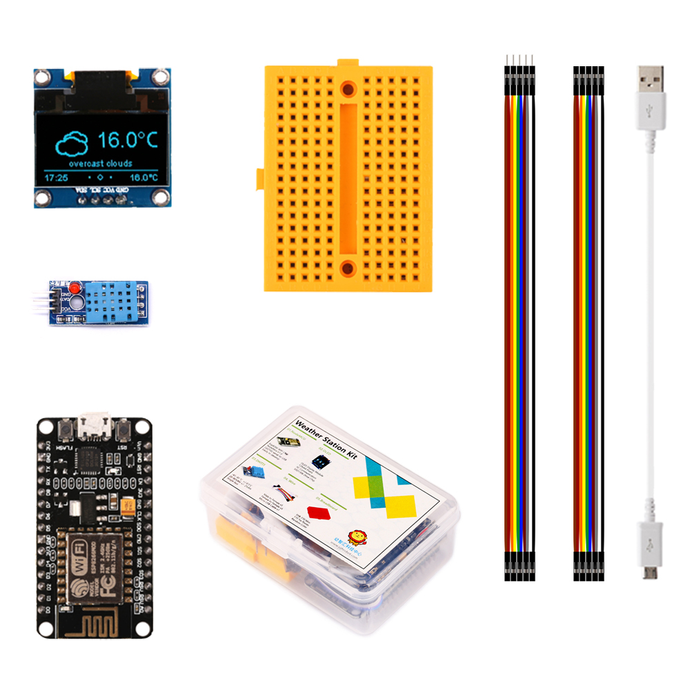 Esp8266 Nodemcu Board - ESP8266 Trạm Thời Tiết DIY Bộ