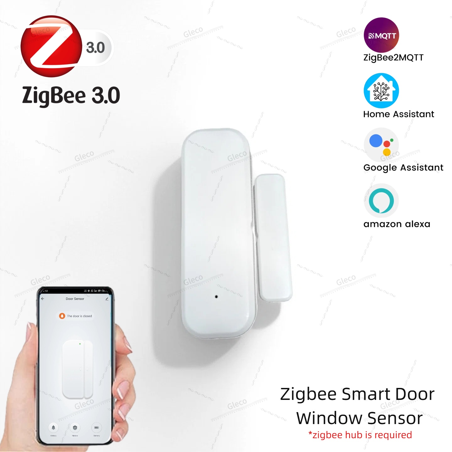 Home Automation Technology - Zigbee Window Door Sensor Detection Magnetic