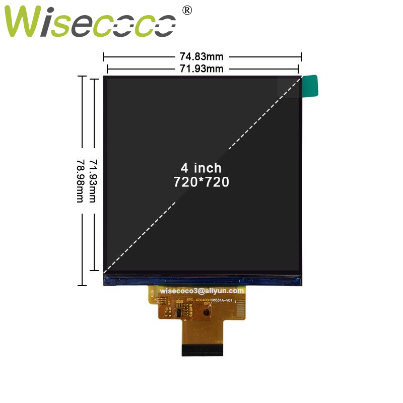 Wisecoco 4 Inch 720X720 Màn Hì - đánh giá và giá Home Automation Raspberry Pi