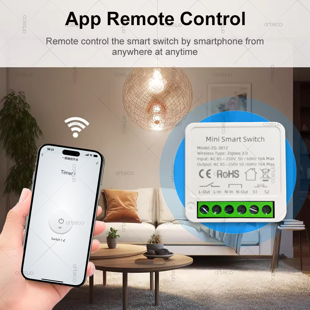 Mini Zigbee 3.0 Smart Switch M - đánh giá và giá Diy Home Automation Hub